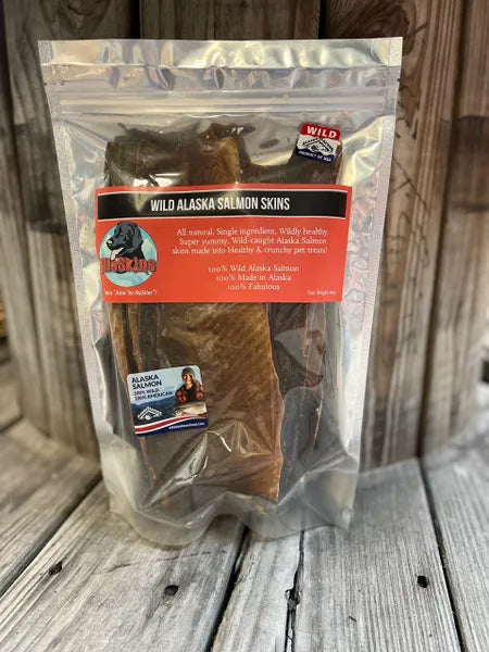 Broluxe Ltd. Co. XL American Bully AlaSkins 6oz Salmon Whole Skins