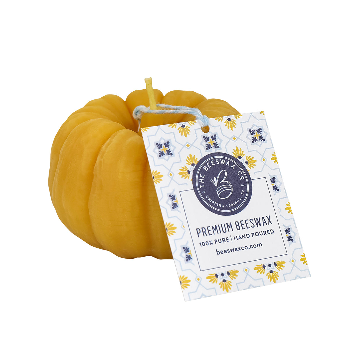 Broluxe Ltd. Co. XL American Bully Beeswax Co. - Pumpkin - Pet Safe Beeswax Candle