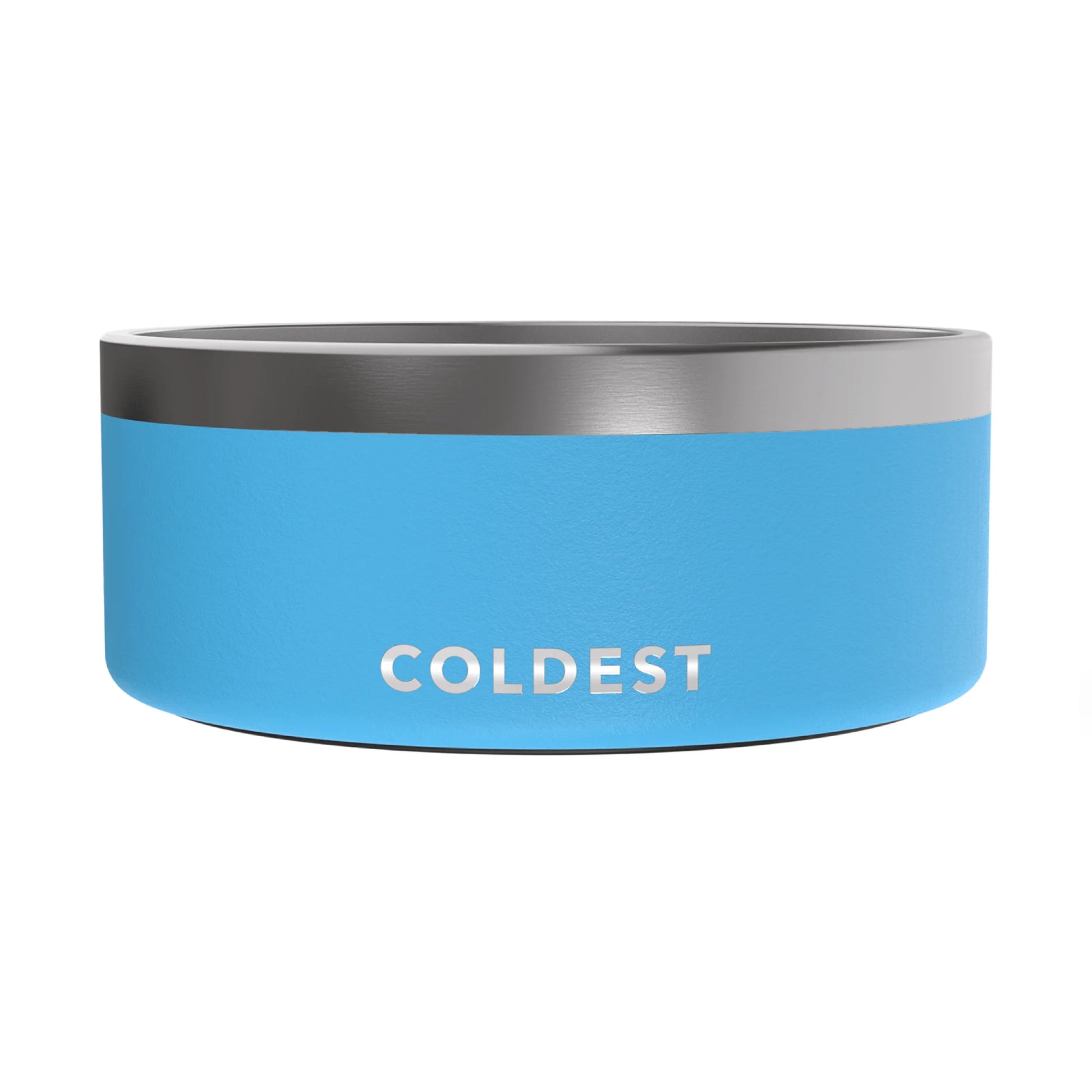 Broluxe Ltd. Co. XL American Bully COLDEST Pet Dog Bowl - 100 oz - Celestial Blue 304 Stainless Steel