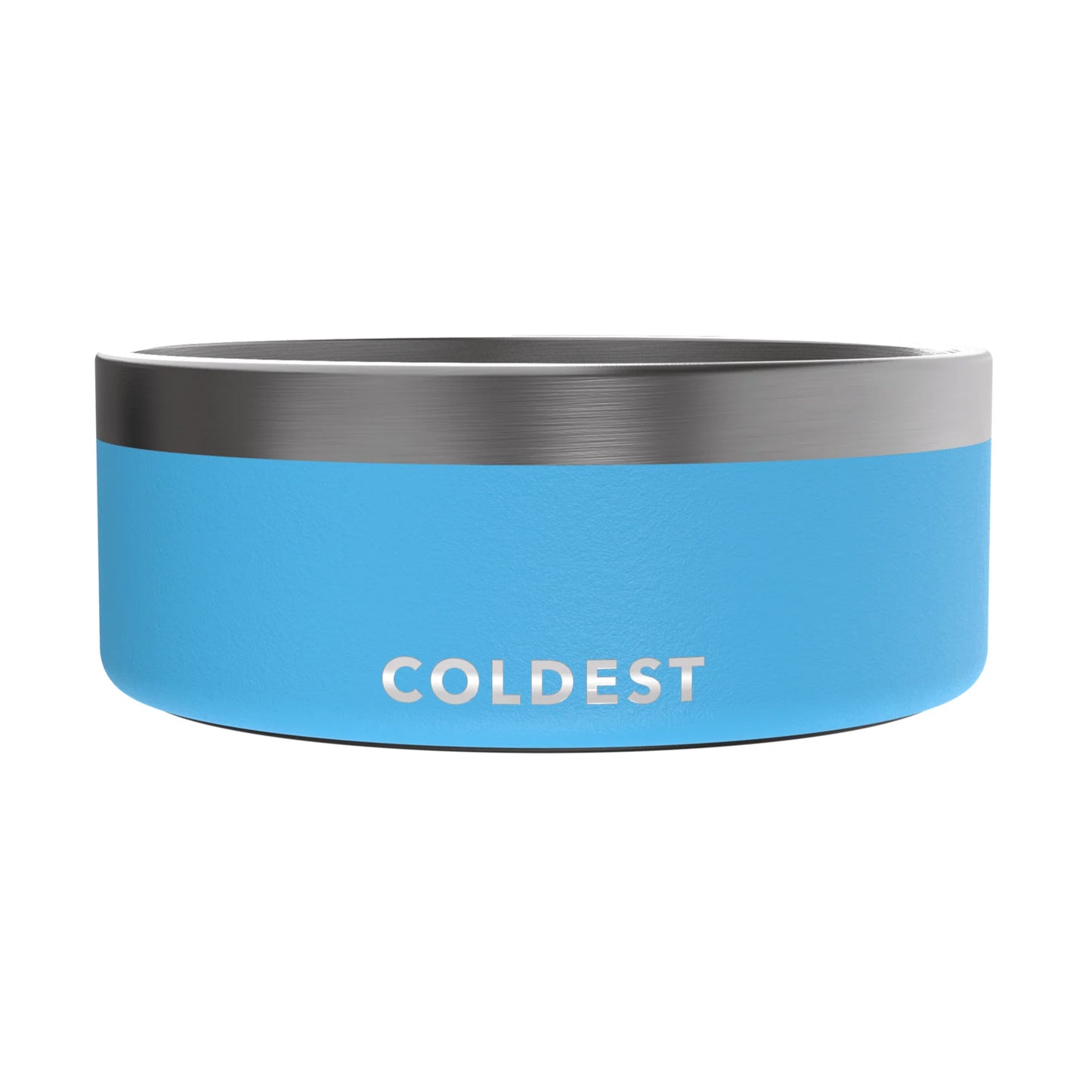 Broluxe Ltd. Co. XL American Bully COLDEST Pet Dog Bowl - 64 oz - Celestial Blue 304 Stainless Steel