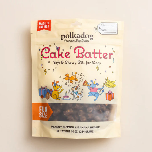 Broluxe Ltd. Co. XL American Bully Polkadog 10oz Cake Batter Training Treat