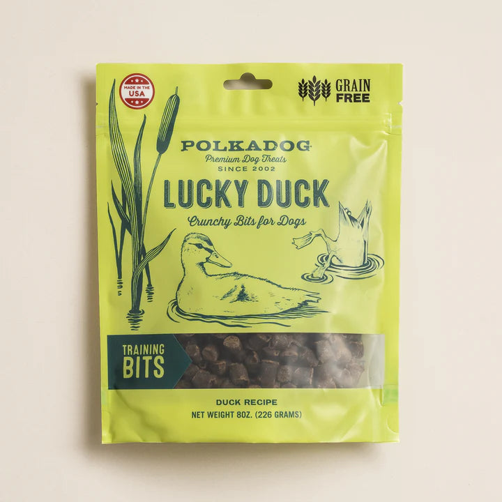 Broluxe Ltd. Co. XL American Bully Polkadog 8oz Lucky Duck Training Treat