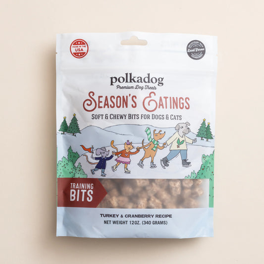 Broluxe Ltd. Co. XL American Bully | Polkadog 12oz Season's Eatings Training Treat