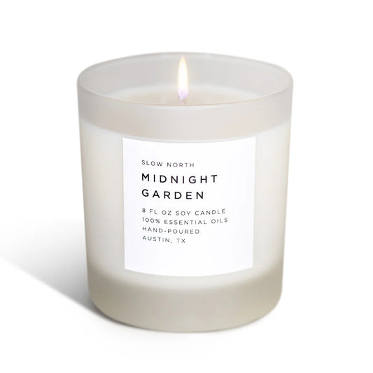 Broluxe Ltd. Co. XL American Bully Slow North - Midnight Garden: Lavender+Frankincense - Pet Safe Soy Wax Candle - 100% Essential Oils Only