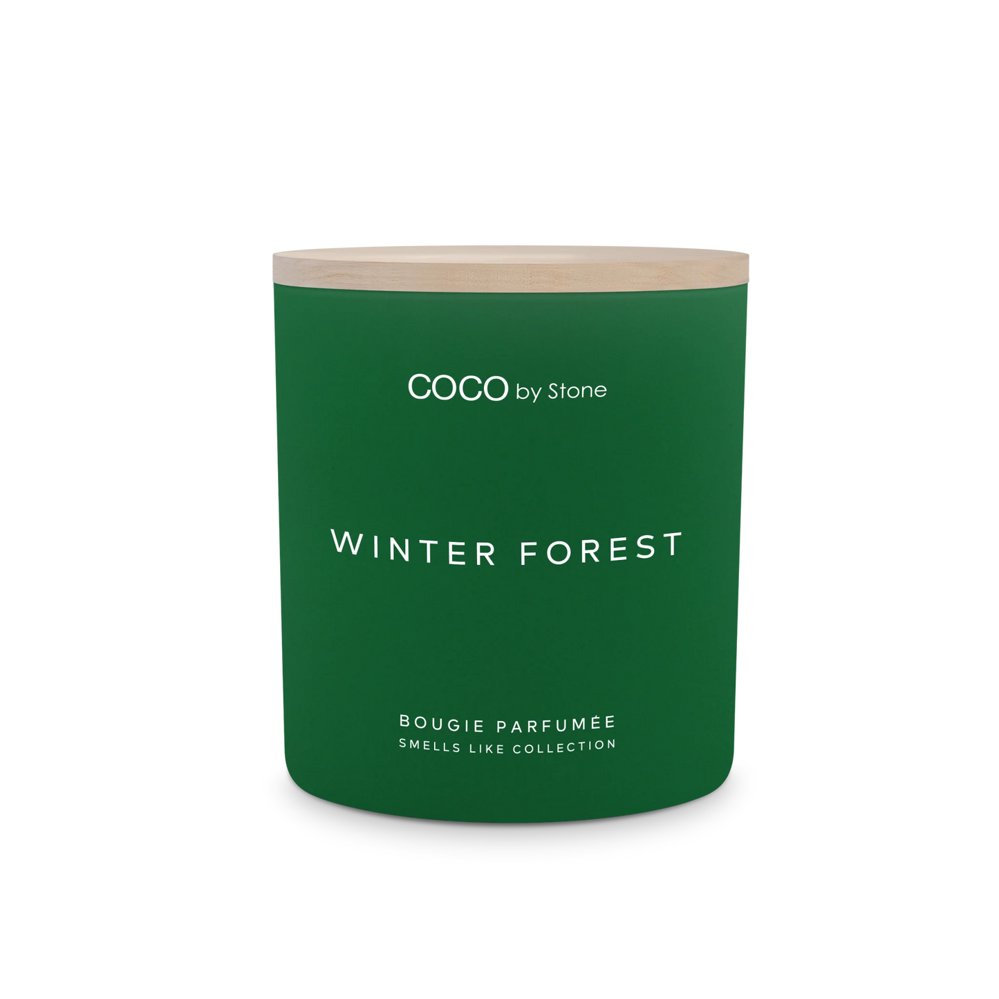 Broluxe Ltd. Co. XL American Bully COCO by Stone Winter Forest - Pet Safe Coconut Wax Candle - Food Grade Certified