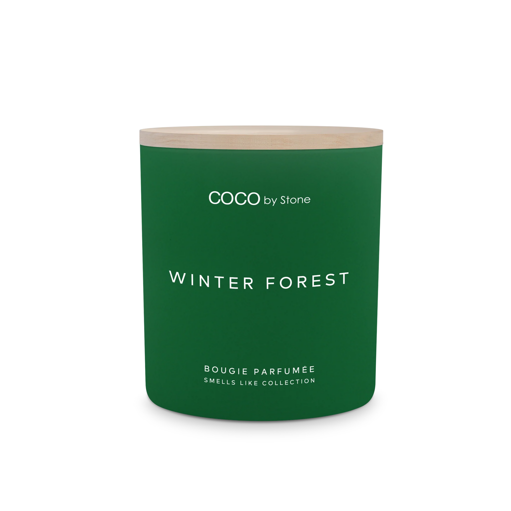 Broluxe Ltd. Co. XL American Bully COCO by Stone Winter Forest - Pet Safe Coconut Wax Candle - Food Grade Certified