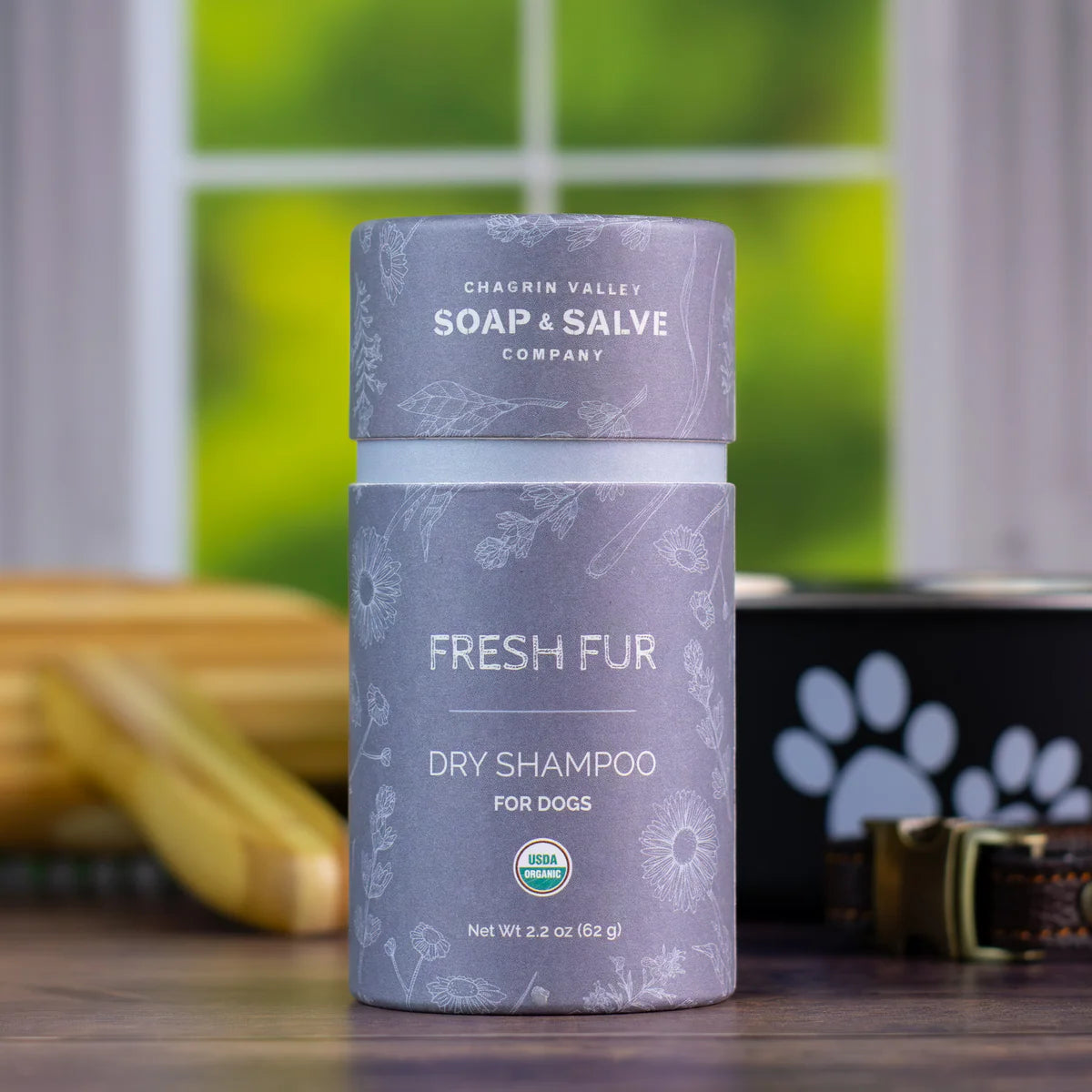 Broluxe Ltd. Co. XL American Bully Chagrin Valley - Dog Dry Shampoo - Fresh Fur - USDA Certified Organic