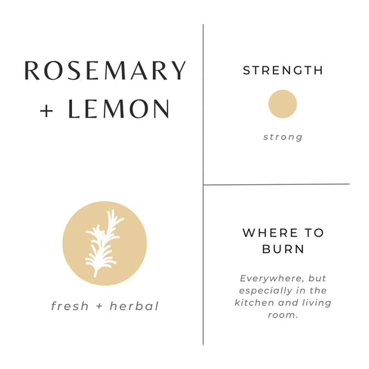 Broluxe Ltd. Co. XL American Bully Slow North - Rosemary+Lemon - Pet Safe Soy Wax Candle - 100% Essential Oils Only