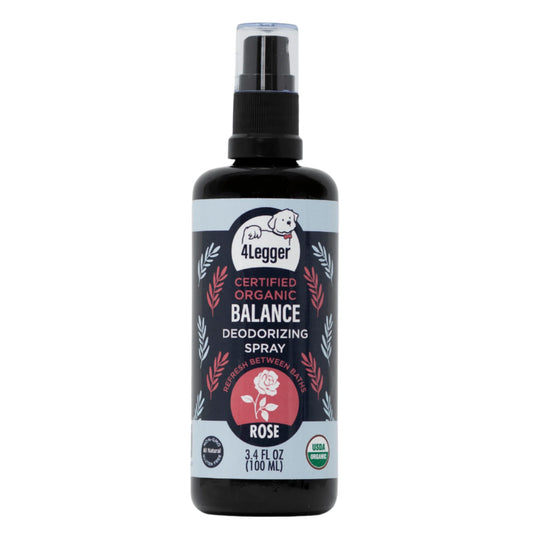 Broluxe Ltd. Co. XL American Bully 4-Legger BALANCE - Deodorizing Spray - Rose - USDA Certified Organic