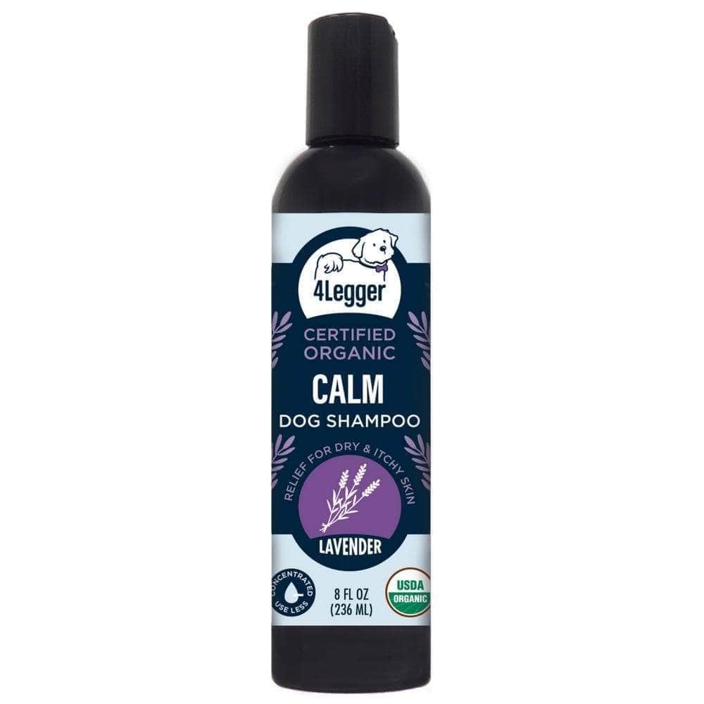 Broluxe Ltd. Co. XL American Bully 4-Legger CALM - Pet Shampoo for Dry Itchy Skin - Lavender with Calendula and St. John's Wort - USDA Certified Organic