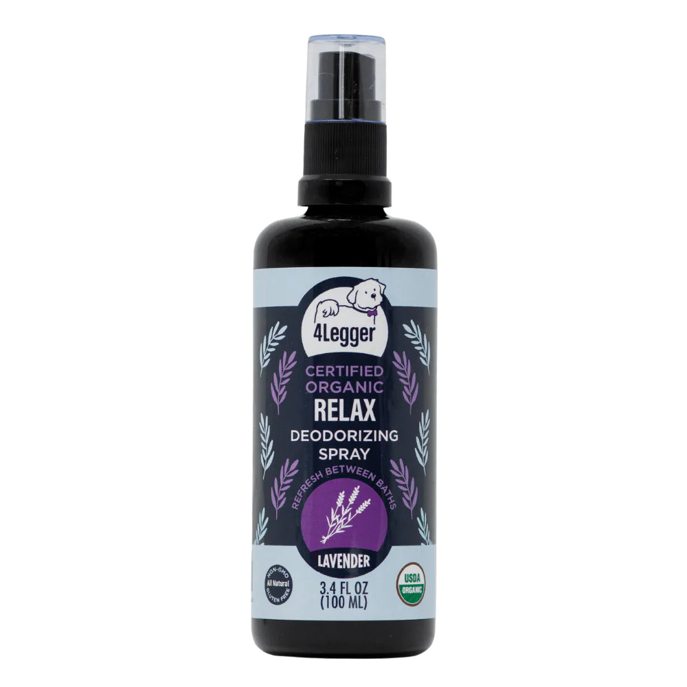 Broluxe Ltd. Co. XL American Bully 4-Legger RELAX - Deodorizing Spray - Lavender - USDA Certified Organic