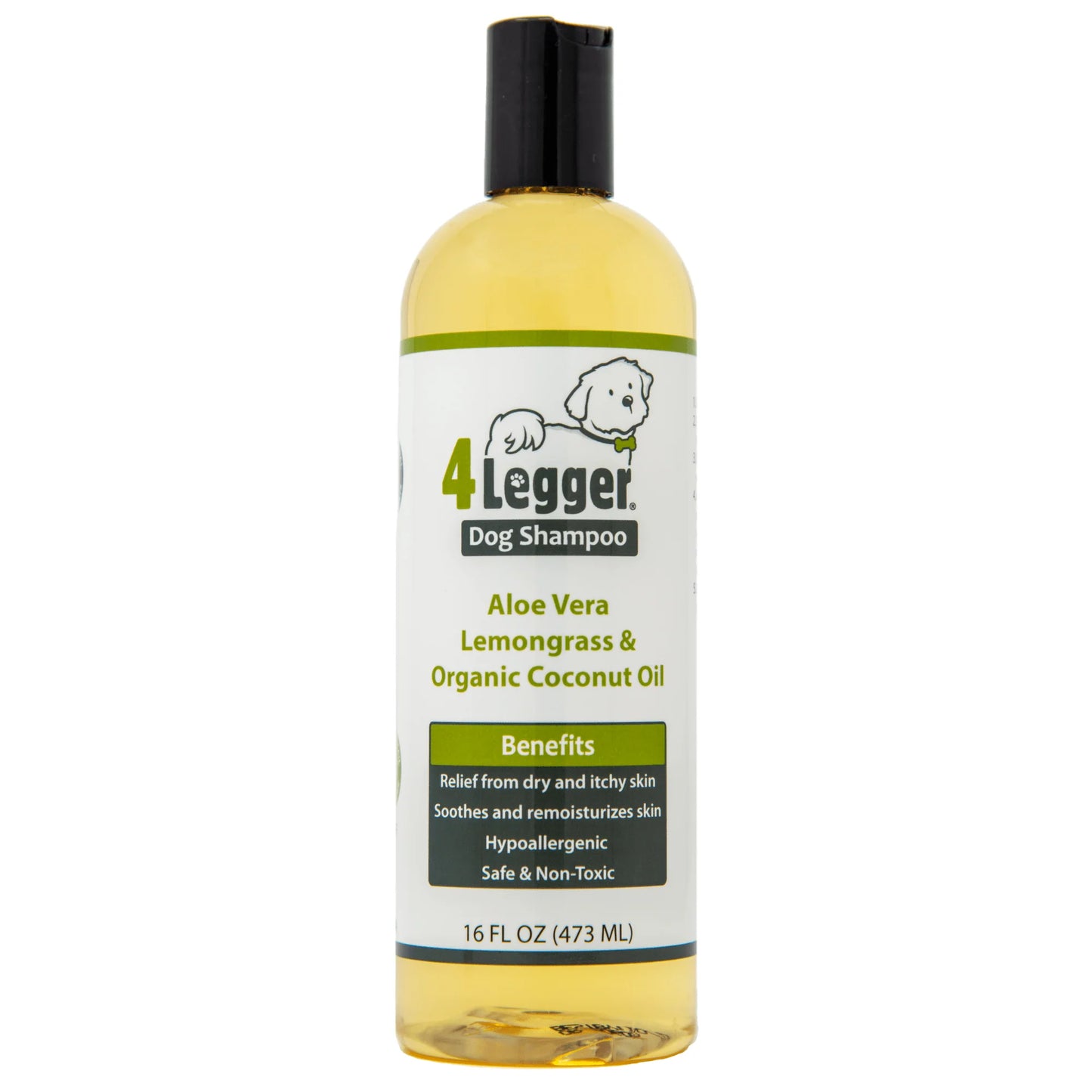 Broluxe Ltd. Co. XL American Bully 4-legger Dog Shampoo Lemongrass and Aloe Hypoallergenic Certified to Organic Food Standards