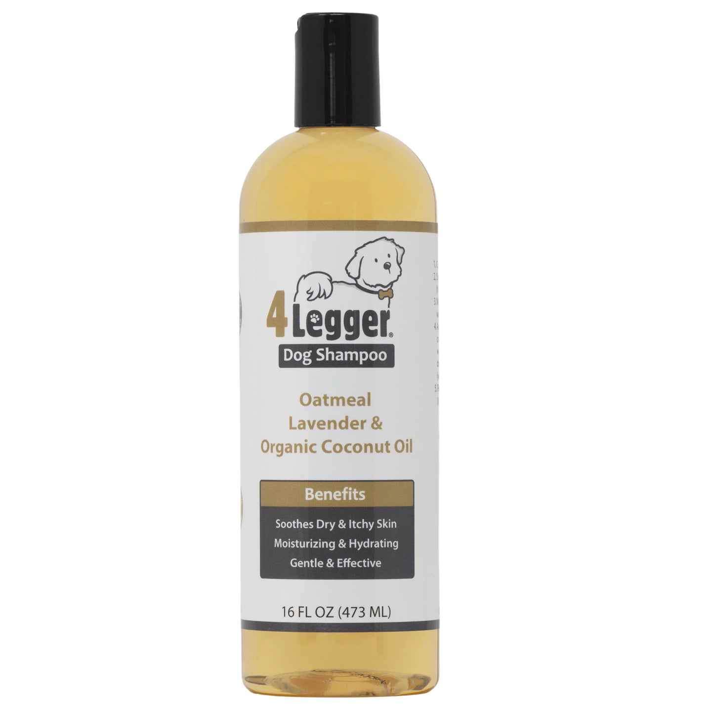 Broluxe Ltd. Co. XL American Bully 4-legger Dog Shampoo Oatmeal with Lavender and Aloe Certified to USDA Organic Food Standards