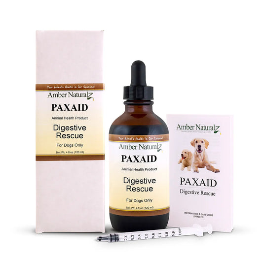 Broluxe Ltd. Co. XL American Bully Amber NaturalZ PAXAID Digestive Rescue 4 oz