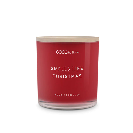 Broluxe Ltd. Co. XL American Bully COCO by Stone Christmas - Pet Safe Coconut Wax Candle - Food Grade Certified