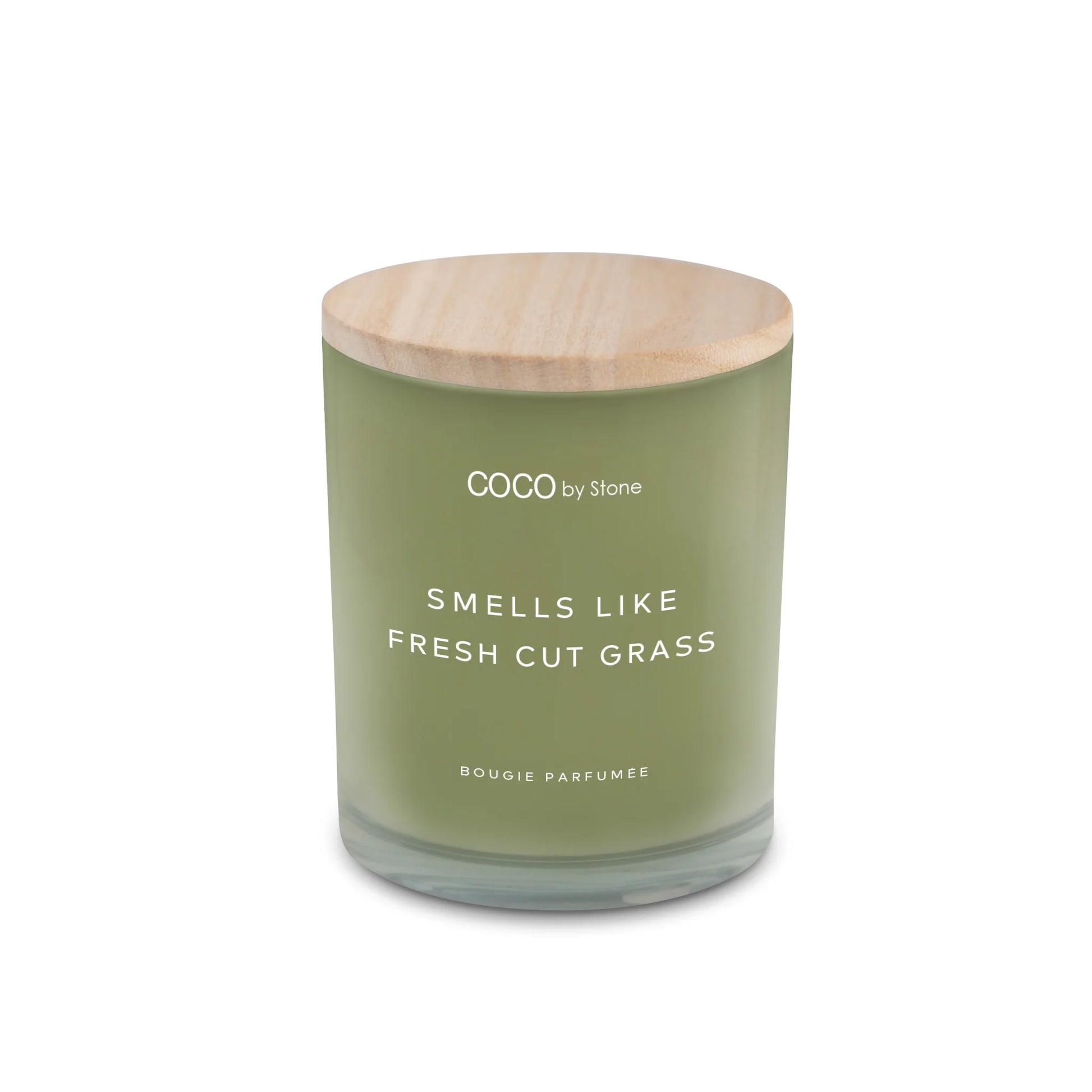Broluxe Ltd. Co. XL American Bully COCO by Stone Fresh Cut Grass - Pet Safe Coconut Wax Candle - Food Grade Certified