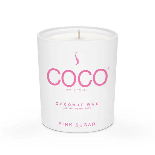 Broluxe Ltd. Co. XL American Bully COCO by Stone Pink Sugar - Pet Safe Coconut Wax Candle Minimalist - Food Grade Certified