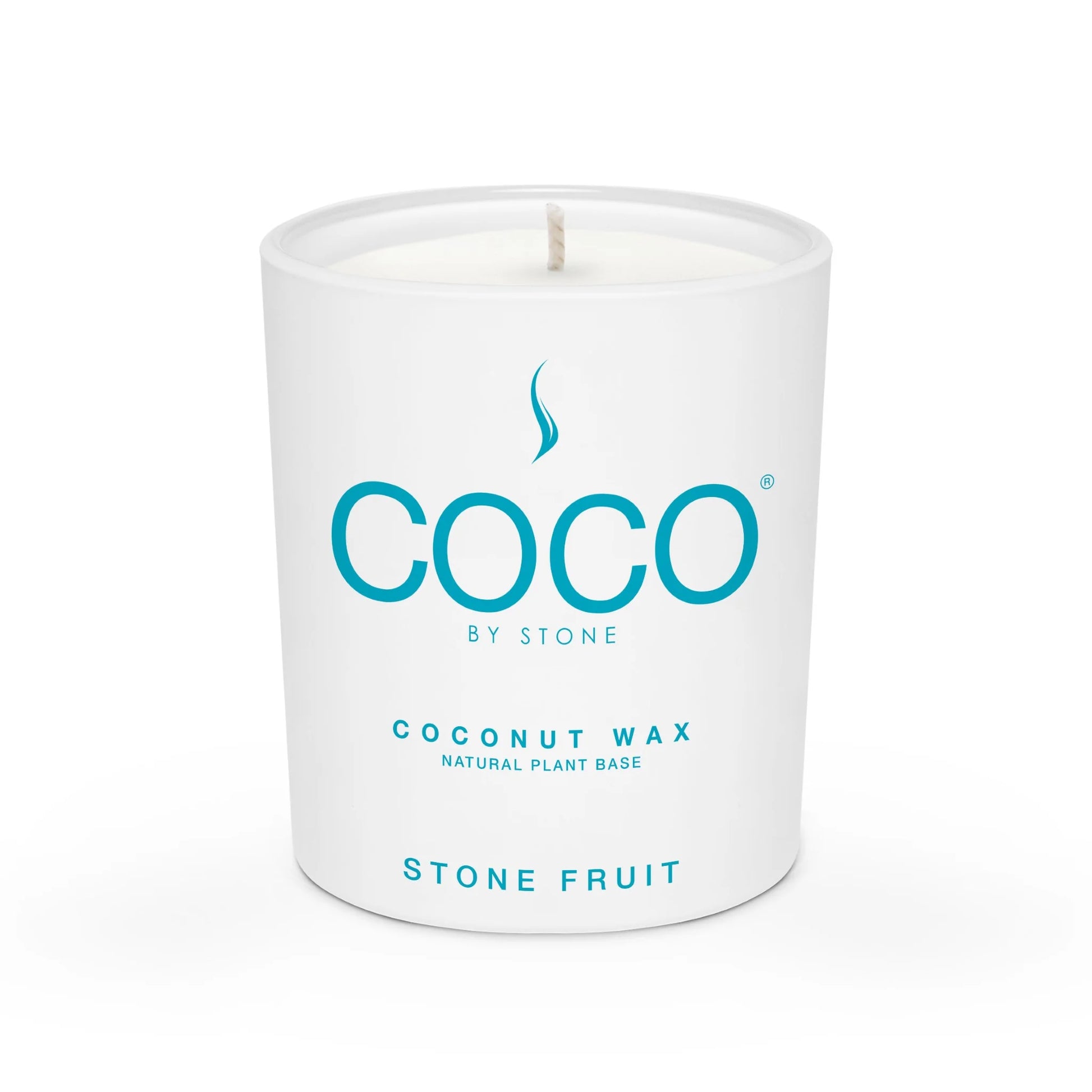 Broluxe Ltd. Co. XL American Bully COCO by Stone - Stone Fruit - Pet Safe Coconut Wax Candle Minimalist - Food Grade Certified