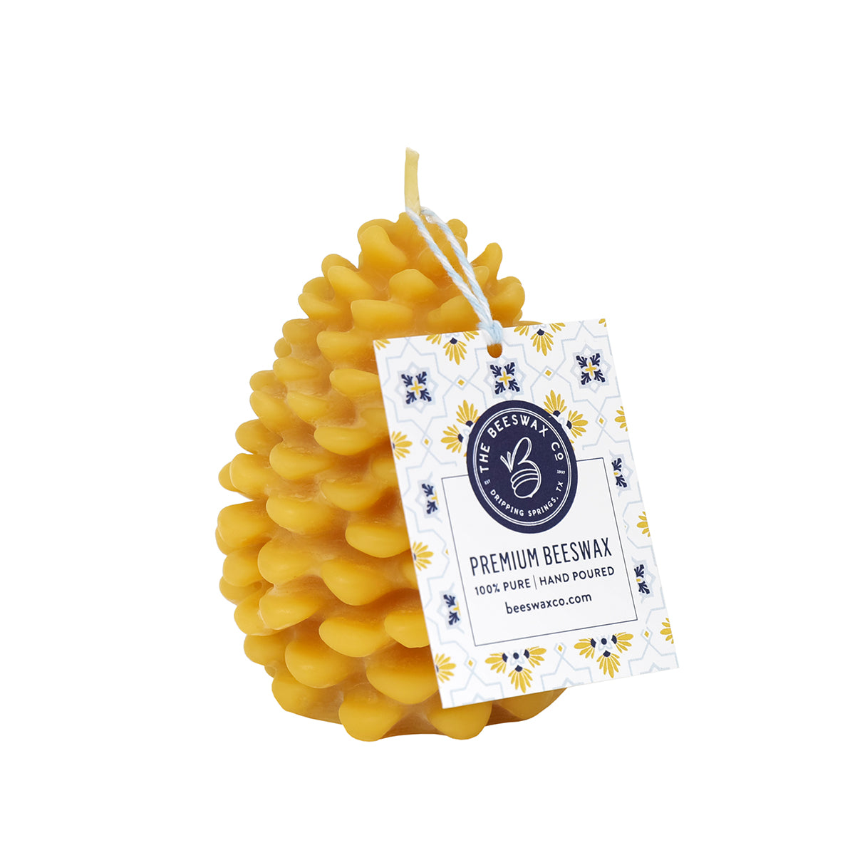 Broluxe Ltd. Co. XL American Bully Beeswax Co. - Pinecone - Pet Safe Beeswax Candle