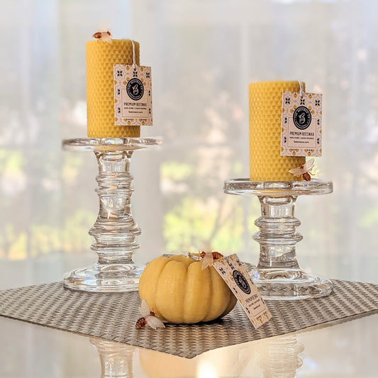 Broluxe Ltd. Co. XL American Bully Beeswax Co. - Pumpkin - Pet Safe Beeswax Candle