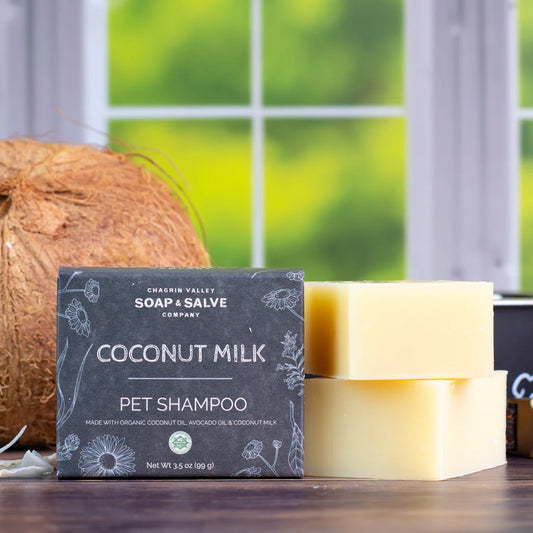 Broluxe Ltd. Co. XL American Bully Chagrin Valley - Pet/Dog Shampoo Bar - Coconut Milk - USDA Certified Organic
