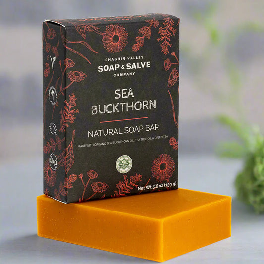 Broluxe Ltd. Co. XL American Bully Dog Parent - Chagrin Valley - Soap Facial Bar - Sea Buckthorn - USDA Certified Organic