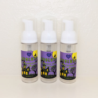 BROLUXE XL American Bully Foamer Pump PET Halloween Clear Plastic Bottle 1.69oz (Empty) Lemongrass, Lavender, Unscented