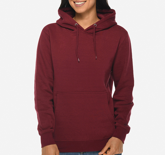 Broluxe Ltd. Co. XL American Bully Pullover Hoodie Red Burgundy
