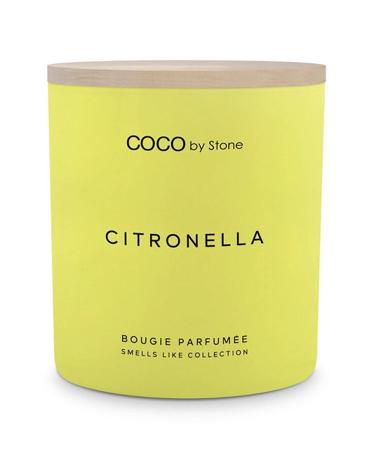 Broluxe Ltd. Co. XL American Bully COCO by Stone Citronella - Pet Safe Coconut Wax Candle - Food Grade Certified