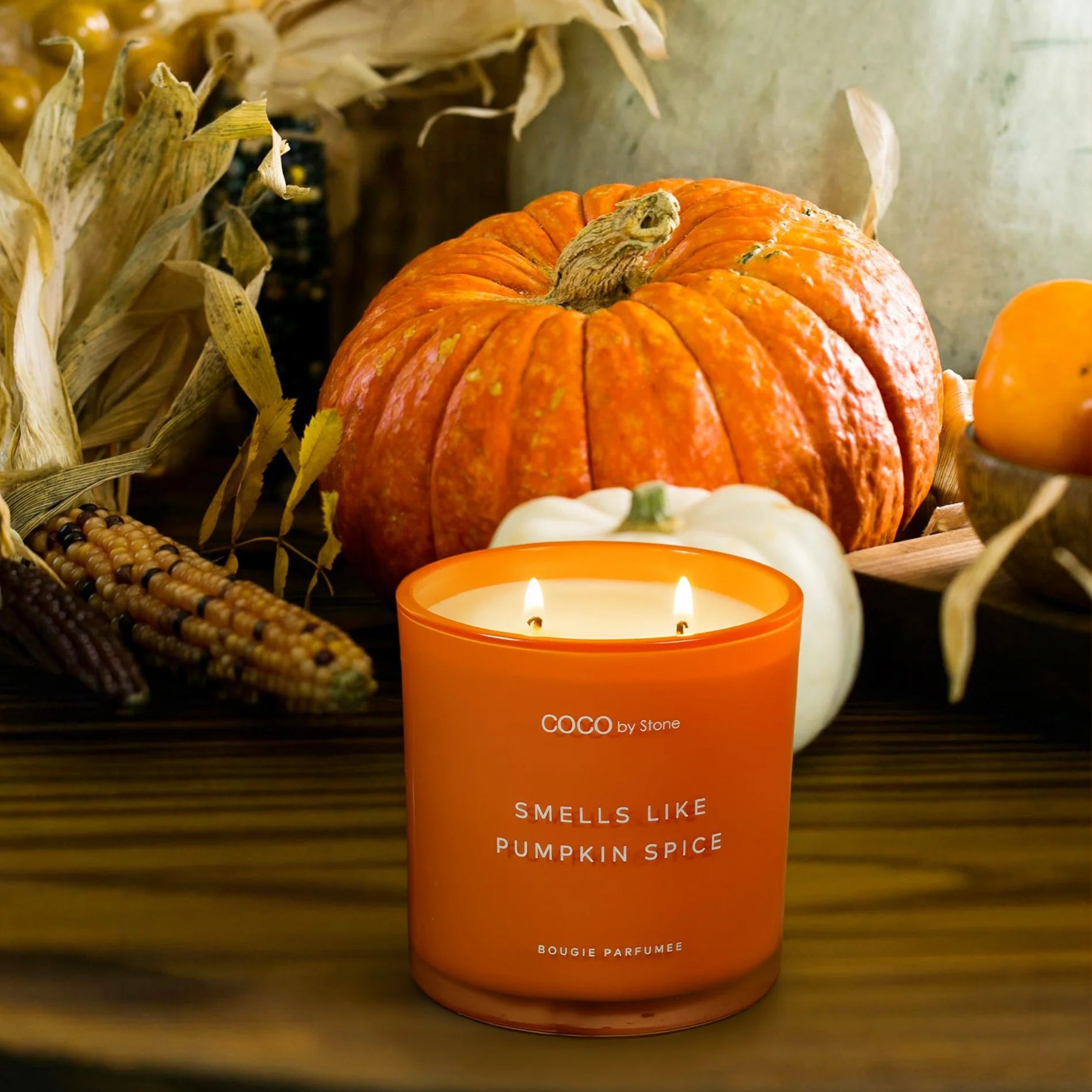 COCO by Stone Coconut Wax Candle - Pumpkin Spice - Thumbnail 3