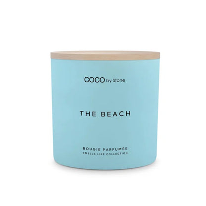 Broluxe Ltd. Co. XL American Bully COCO by Stone The Beach - Pet Safe Coconut Wax Candle 15oz - Food Grade Certified