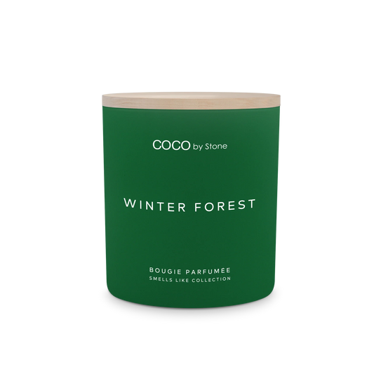 Broluxe Ltd. Co. XL American Bully COCO by Stone Winter Forest - Pet Safe Coconut Wax Candle - Food Grade Certified