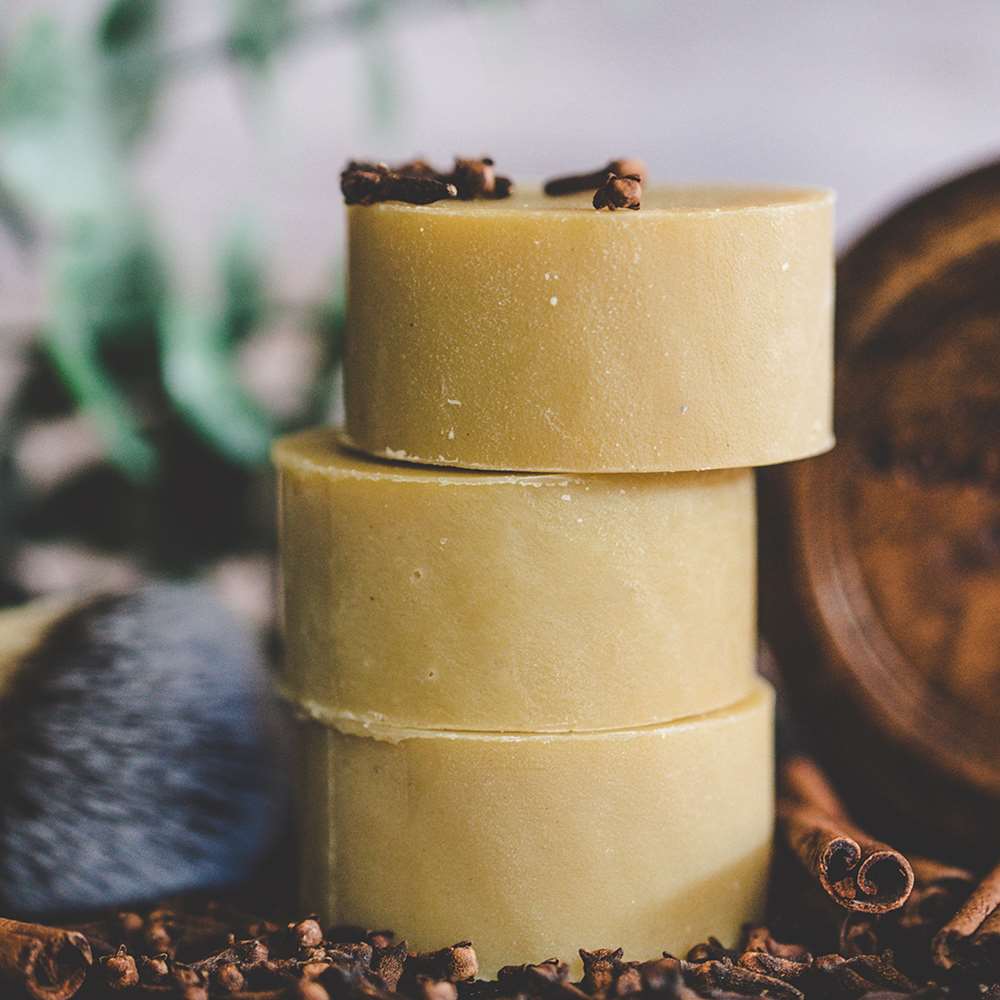 Broluxe Ltd. Co. XL American Bully Dog Parent - Chagrin Valley - Soap Shaving Bar - Rugged Spice - USDA Certified Organic