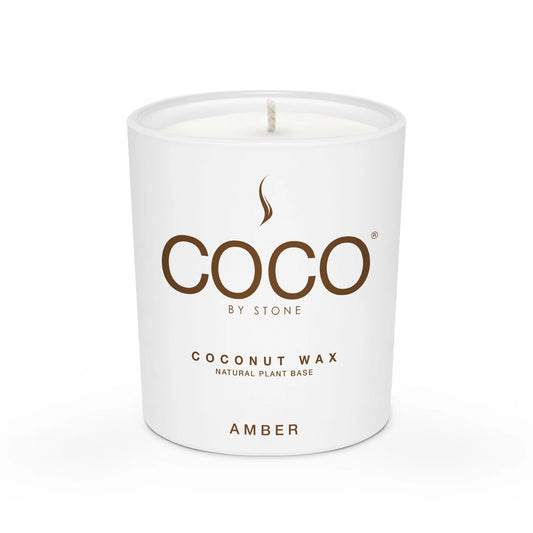 Broluxe Ltd. Co. XL American Bully COCO by Stone Amber - Pet Safe Coconut Wax Candle Minimalist - Food Grade Certified
