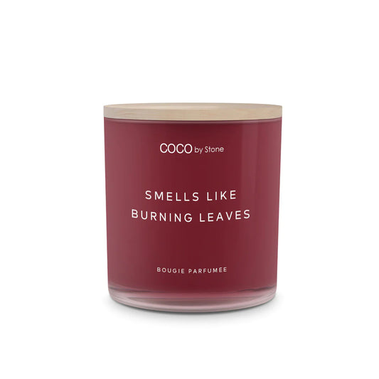 Broluxe Ltd. Co. XL American Bully COCO by Stone Burning Leaves - Pet Safe Coconut Wax Candle - Food Grade Certified