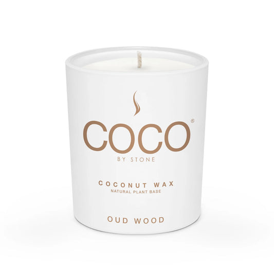 Broluxe Ltd. Co. XL American Bully COCO by Stone Oud Wood - Pet Safe Coconut Wax Candle Minimalist - Food Grade Certified