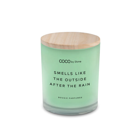 Broluxe Ltd. Co. XL American Bully COCO by Stone Outside After the Rain - Pet Safe Coconut Wax Candle - Food Grade Certified