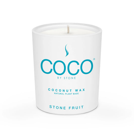 Broluxe Ltd. Co. XL American Bully COCO by Stone - Stone Fruit - Pet Safe Coconut Wax Candle Minimalist - Food Grade Certified