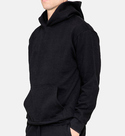 Broluxe Ltd. Co. XL American Bully Luxury Heavyweight Pullover Hoodie Classic Black